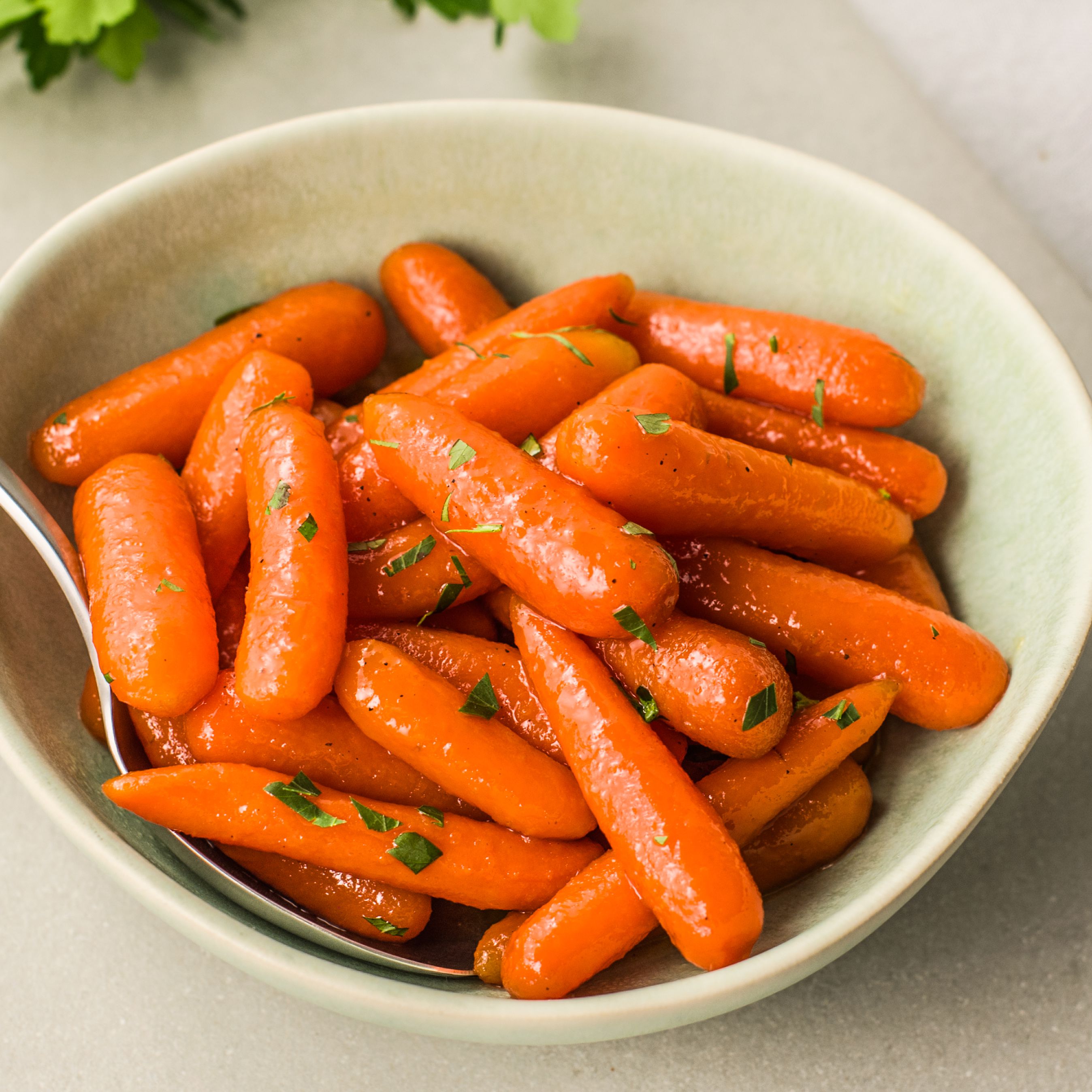 Brown Sugar Glazed Baby Carrots