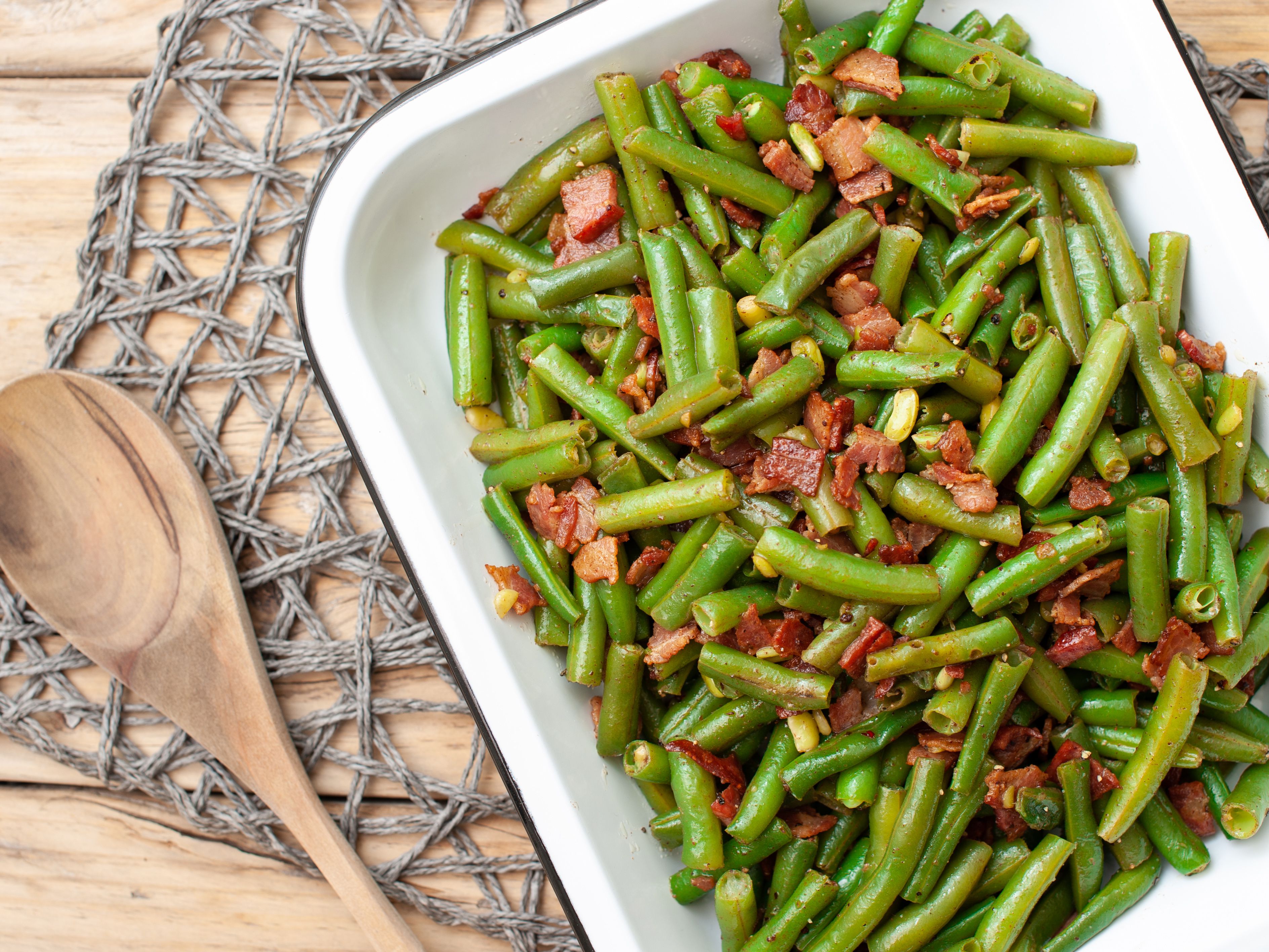 Country Style Green Beans with Bacon
